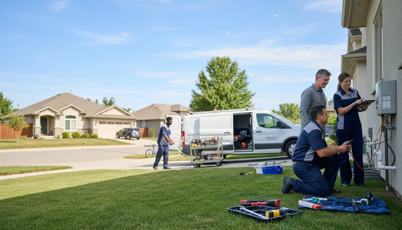 Tankless water heater service in Union Center, WI